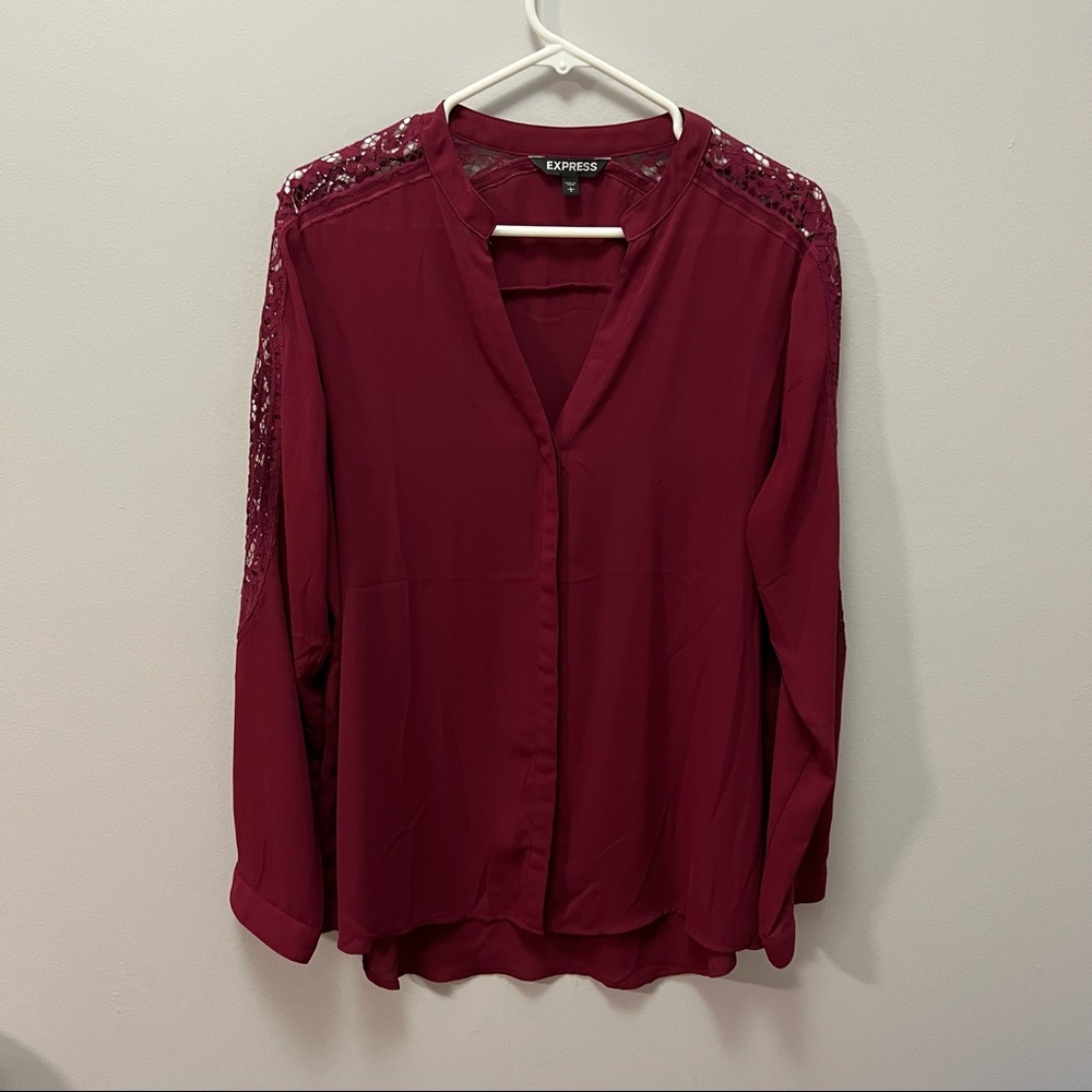 Express Lace button up